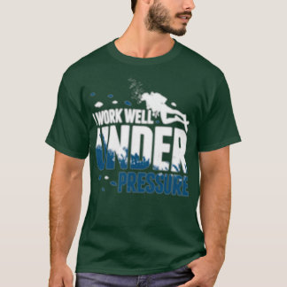 Camiseta Buceo Scuba Trabajo Bien Bajo Regalo De Buceador A