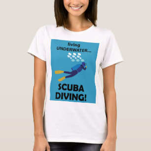 Camiseta Buceo Scuba Vida Subacuática Buceo