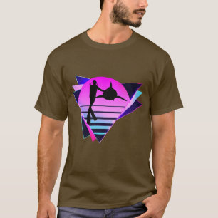 Camiseta Buceo Scuba y vaporware de tiburones Retro 80