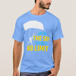 Camiseta Buceo Sin Límite En El Paracaídas Skydiver