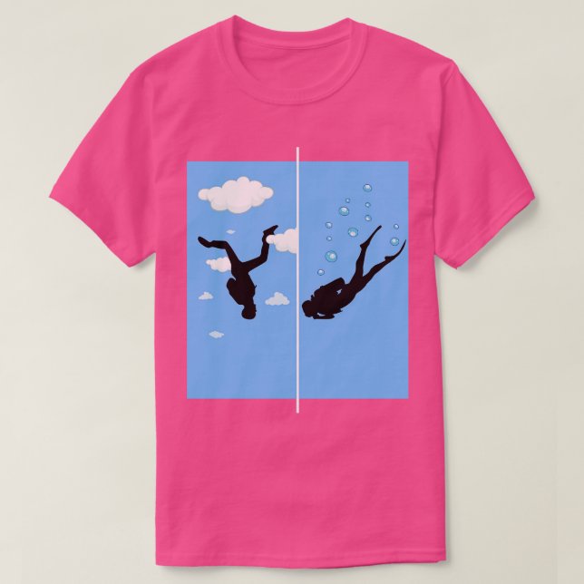 Camiseta Buceo Skydiving Skydive extrem Sport 3 (Diseño del anverso)