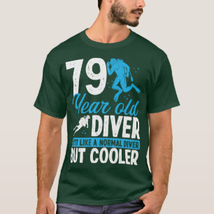 Camiseta Buceo Snorkel de 79 años 79 cumpleaños