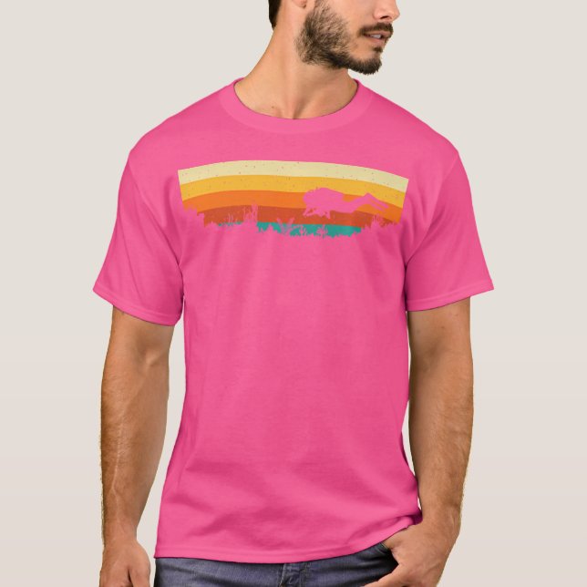 Camiseta Buceo submarino libre de buceo Scuba (Anverso)