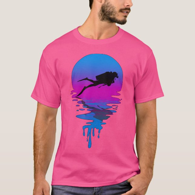 Camiseta Buceo Sunset Scuba (Anverso)