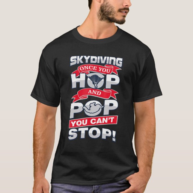 Camiseta Buceo una vez que saltas y saltas no puedes parar (Anverso)