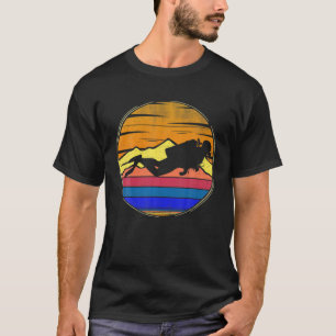 Camiseta Buceo Vintage Retro Sunset Funny Buceo Scuba/Div