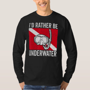 Camiseta Buceo Vintage Scuba Para Hombres Mujeres Bucear Sc