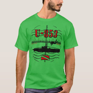 Camiseta Buceo Wreck WII Submarino alemán submarino U853