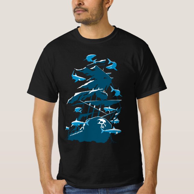 Camiseta Buceo Y Tiburones (Anverso)
