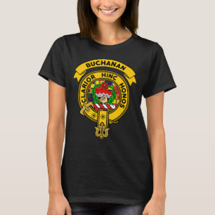 Camiseta Buchanan Clan Badge Tartán
