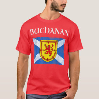 Camiseta Buchanan Clan Escocia Nombre Bandera Escocesa