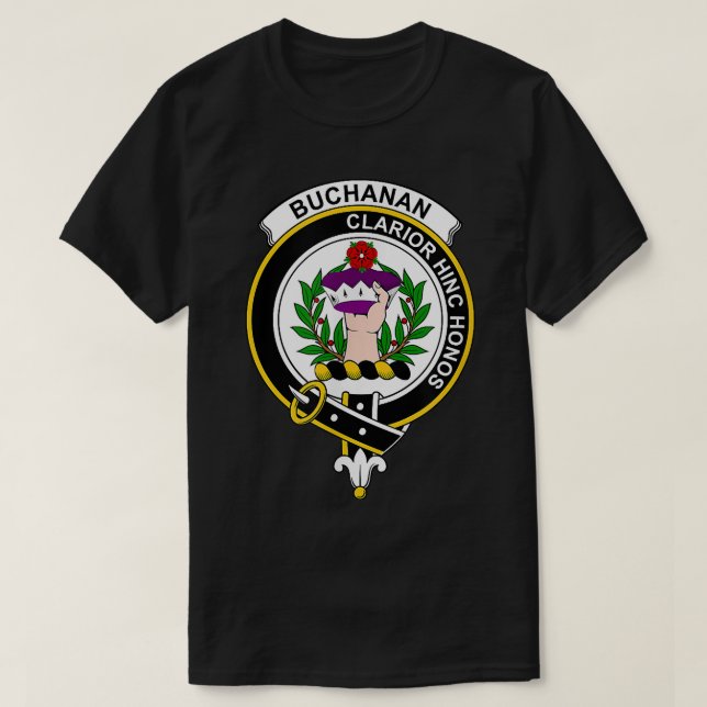 Camiseta Buchanan Coat of Arms  Family Crest  (Diseño del anverso)