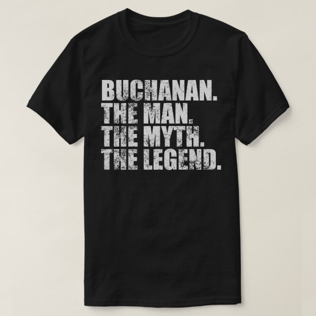 Camiseta BuchananBuchanan Nombre de familia Buchanan apelli (Diseño del anverso)