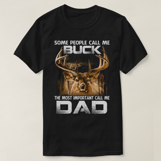 Camiseta Buck, el más importante llámame DAD (Diseño del anverso)