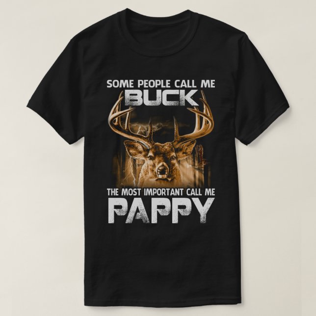 Camiseta Buck the Más Importante Call Me PAPPY (Diseño del anverso)