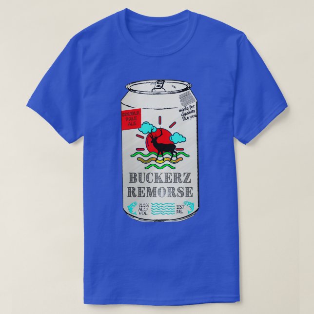 Camiseta Buckerz Remorse Beer (Diseño del anverso)