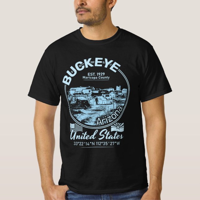 CAMISETA BUCKEYE CITY ARIZONA (Anverso)