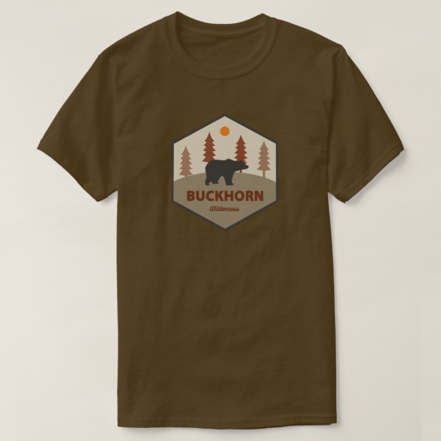 Camiseta Buckhorn Wilderness Washington Bear (Diseño del anverso)