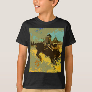 Camiseta Bucking del oeste salvaje del caballo
