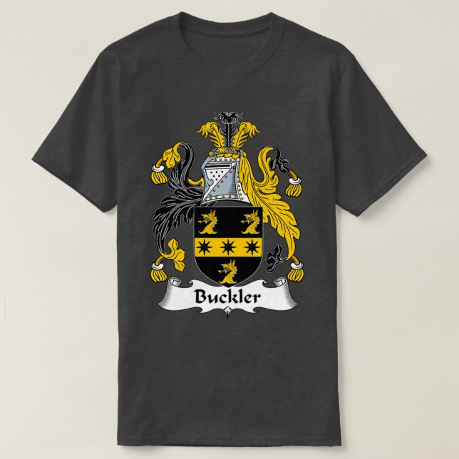 Camiseta Buckler Coat of Arms Family Crest  (Diseño del anverso)
