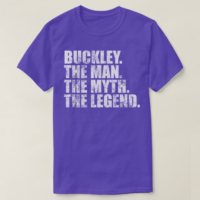 Camiseta BuckleyBuckley apellido Buckley apellido Buckley a (Diseño del anverso)