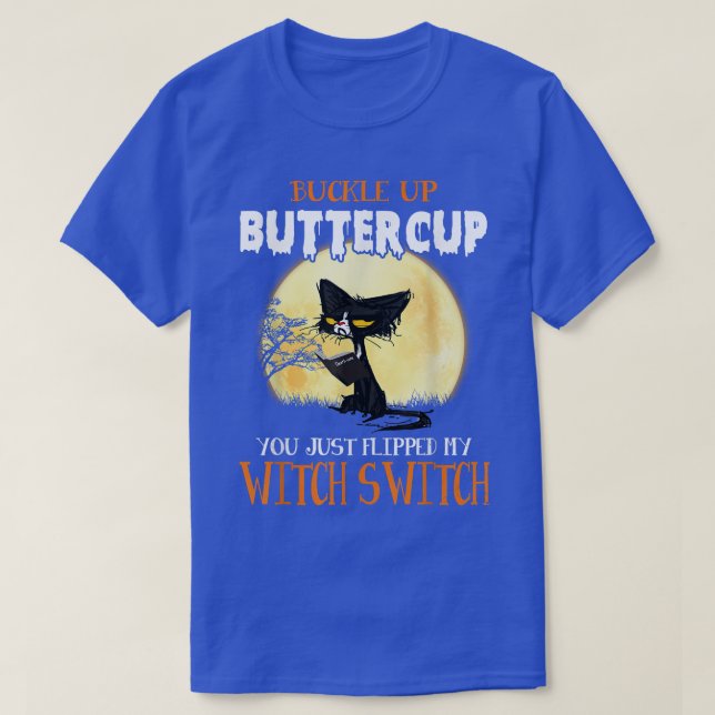 Camiseta Buckup Buttercup, Acaba De Volar Mi Switch Wi (Diseño del anverso)