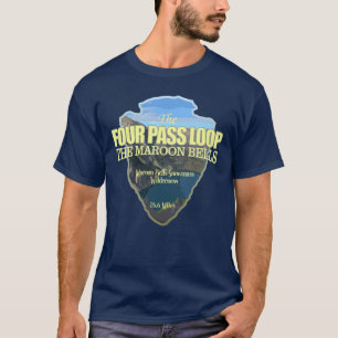 Camiseta Bucle de cuatro pasos (punta de flecha)