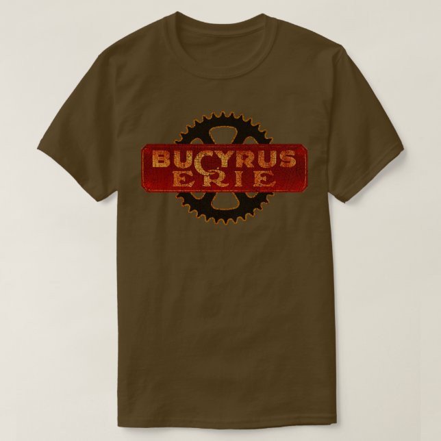 Camiseta Bucyrus Erie Heavy Machinery USA (Diseño del anverso)