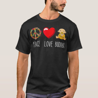 Camiseta Buda Ama la Paz Zen Yoga Lover Budismo Mantra D