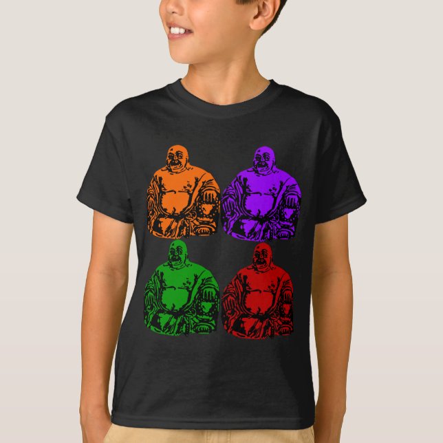 Camiseta Buda - arte pop (Anverso)