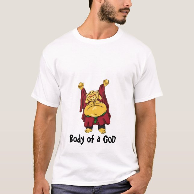Camiseta Buda, Buda, cuerpo de DIOS (Anverso)