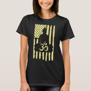 Camiseta Buda Budismo Om Signo Yoga Retro Vintage América