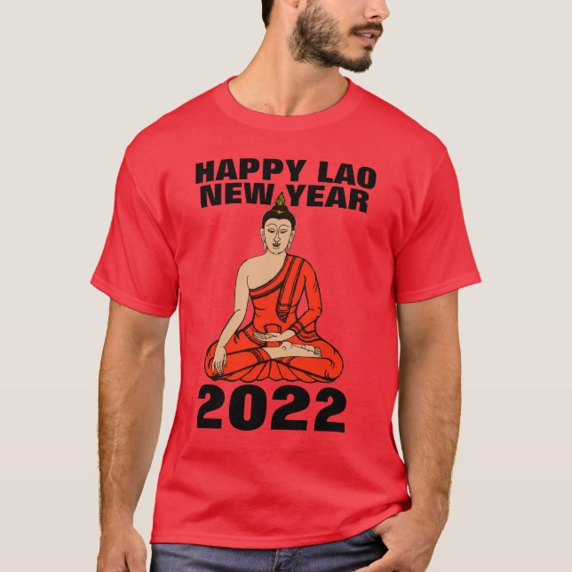 Camiseta Buda de Año Nuevo de Laos 2022 (Anverso)