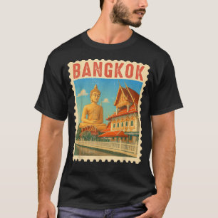 Camiseta Buda de recuerdo de viajes de Bangkok Tailandia