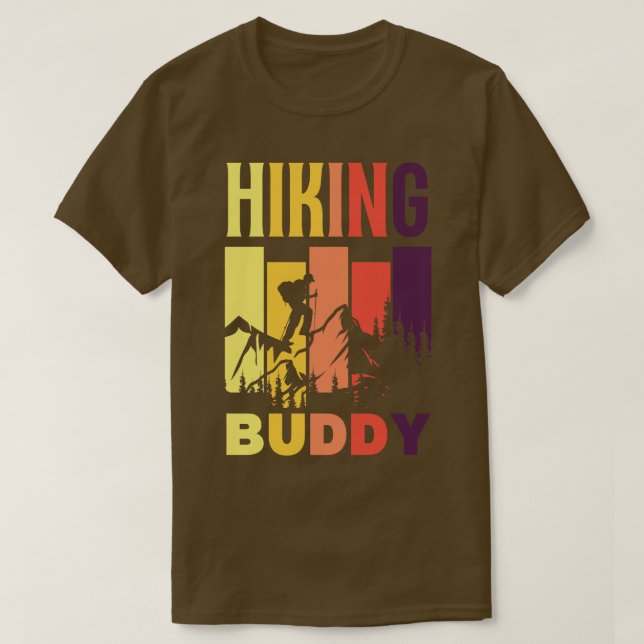 Camiseta Buda de senderismo (Diseño del anverso)