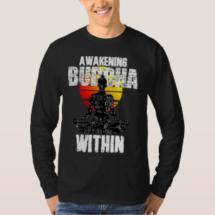 Camiseta Buda despierto, Conciencia espiritual, Maestro Zen