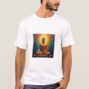Camiseta Buda en Arte Abstracto Colorido por TravelArty! 🧘