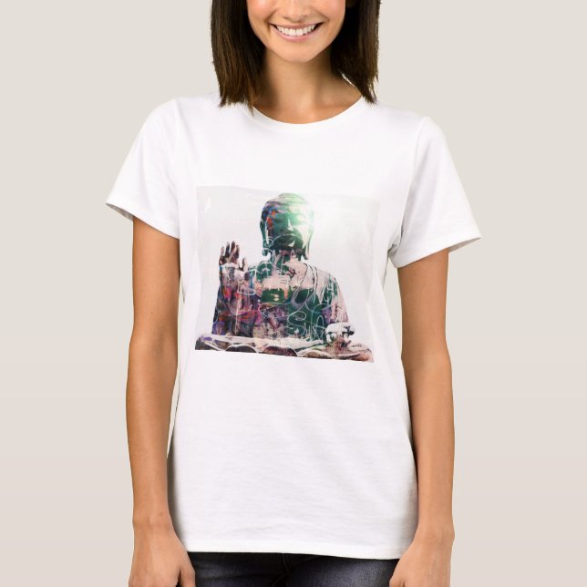 Camiseta Buda en la pared (Anverso)
