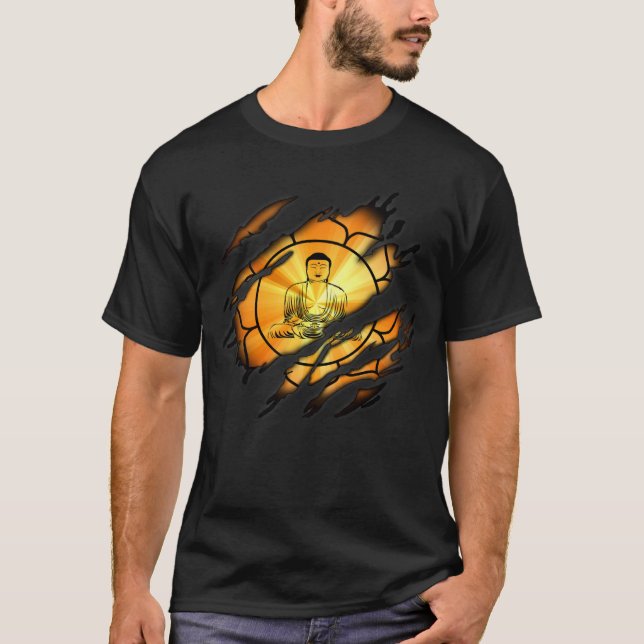 Camiseta Buda en mí Religión Dios Creencia (Anverso)
