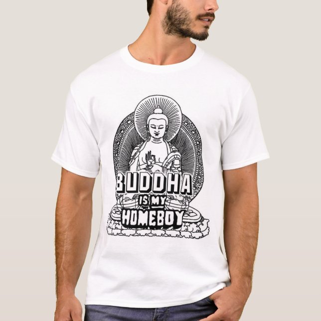 Camiseta Buda es mi hogar (Anverso)