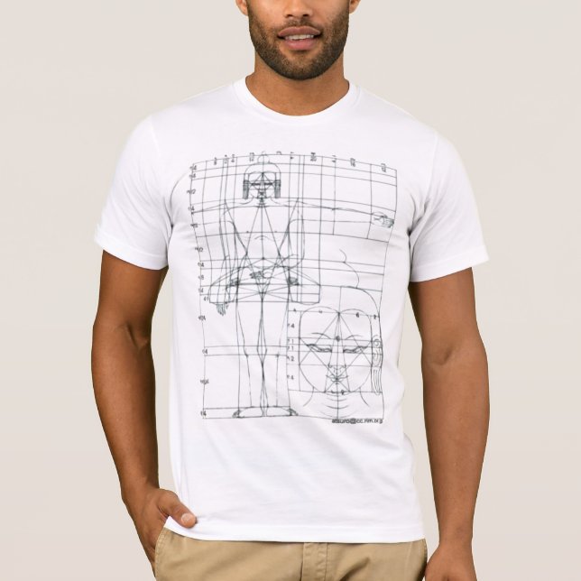 Camiseta Buda esquemático (Anverso)