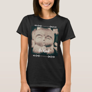 Camiseta Buda feliz amable para mujeres