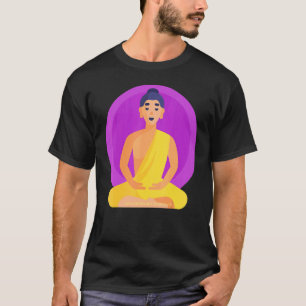 Camiseta Buda Gautama Atención Plena Paz Amor Bondad M