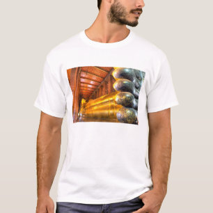 Camiseta Buda gigante reclinado dentro del templo, Wat Pho,