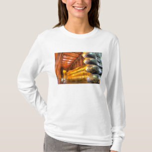 Camiseta Buda gigante reclinado dentro del templo, Wat Pho,