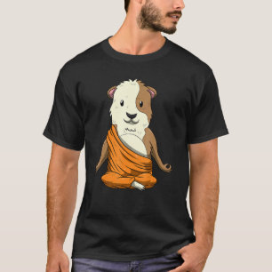 Camiseta Buda Guinea Cerdo Gracioso Cavy Meditación Yoga Po
