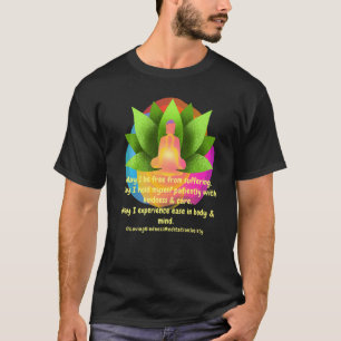 Camiseta Buda Mandala Amor Amabilidad Metta Bendición Praye