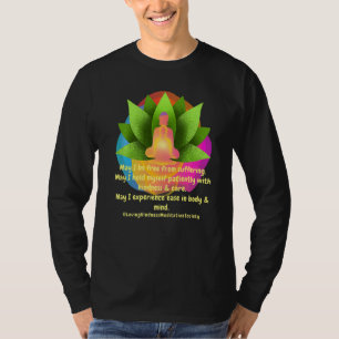 Camiseta Buda Mandala Amor Amabilidad Metta Bendición Praye