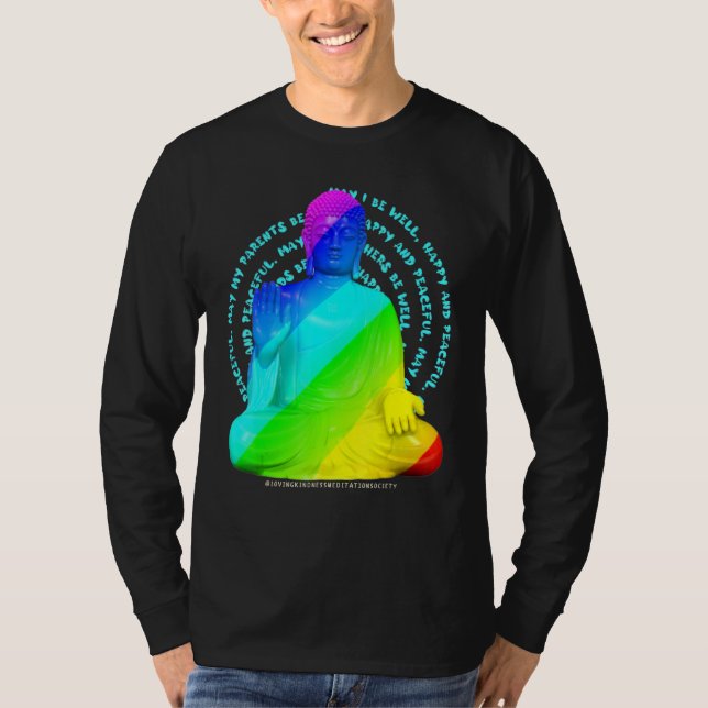 Camiseta Buda Mandala Budista Gautama Budismo Amante (Anverso)