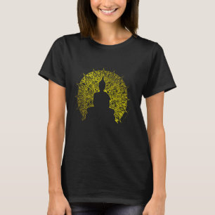 Camiseta Buda Mandala Espiritual Yogi Zen Budismo Vintage